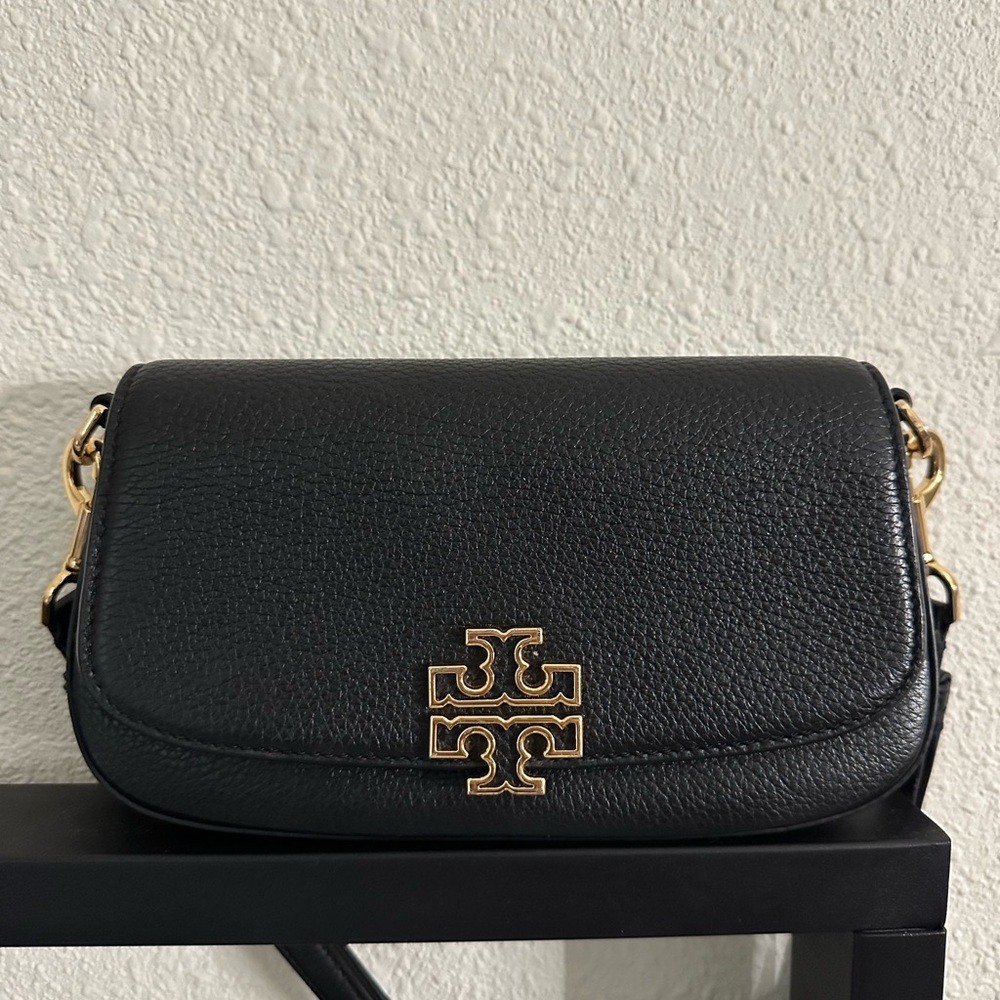 Tory Burch Black Leather Crossbody Bag